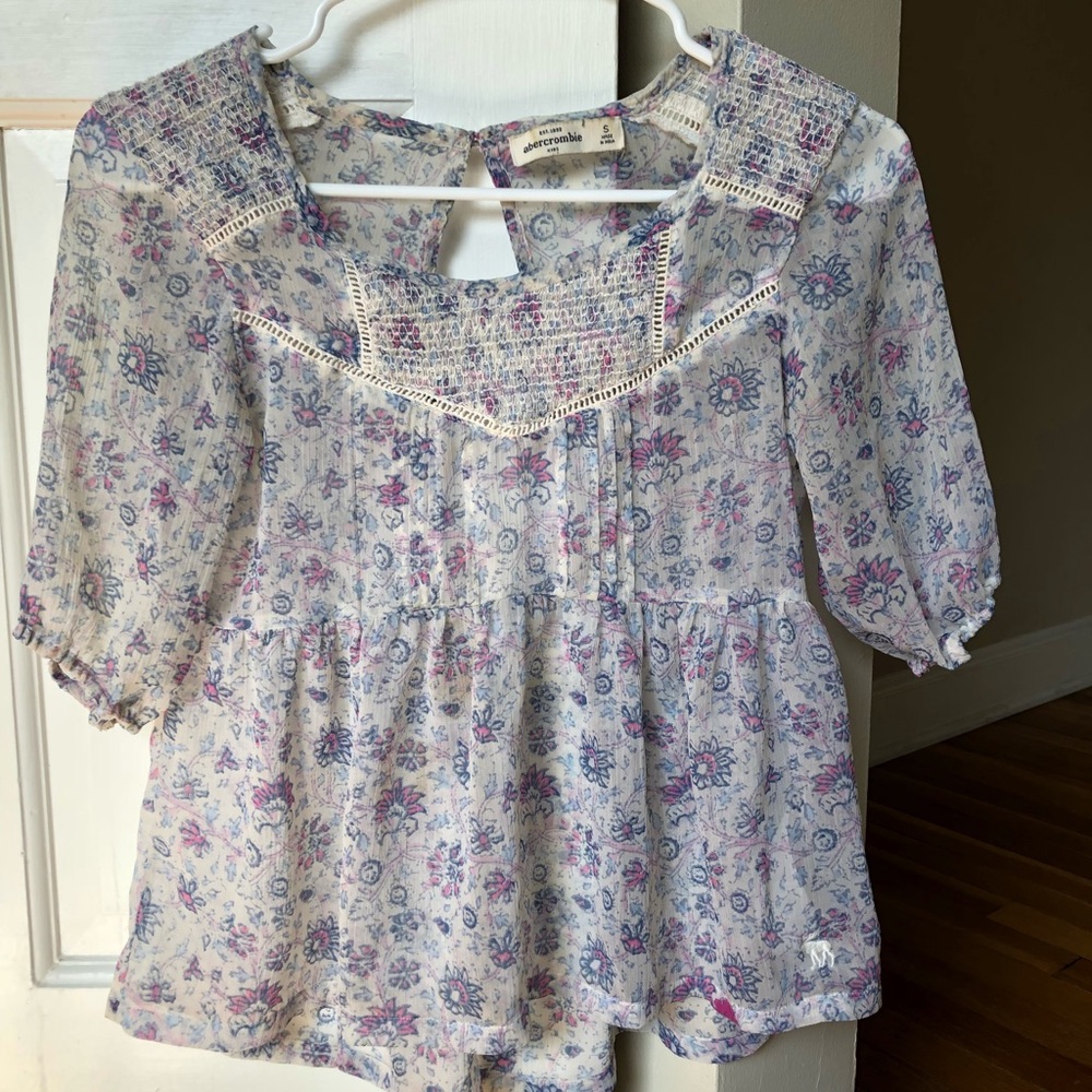 Abercrombie Kids patterned blouse